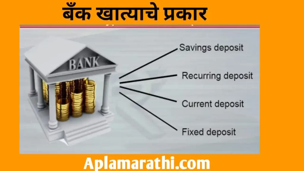 बँक खात्याचे किती प्रकार आहेत ? बँक खाता चे प्रकार , संपूर्ण माहिती
